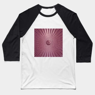pink geometric design - retro circus Baseball T-Shirt